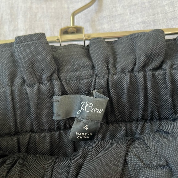 J. Crew Drapey Paper-bag Pant - Size 4 - Perfect condition - Black - Picture 7 of 7